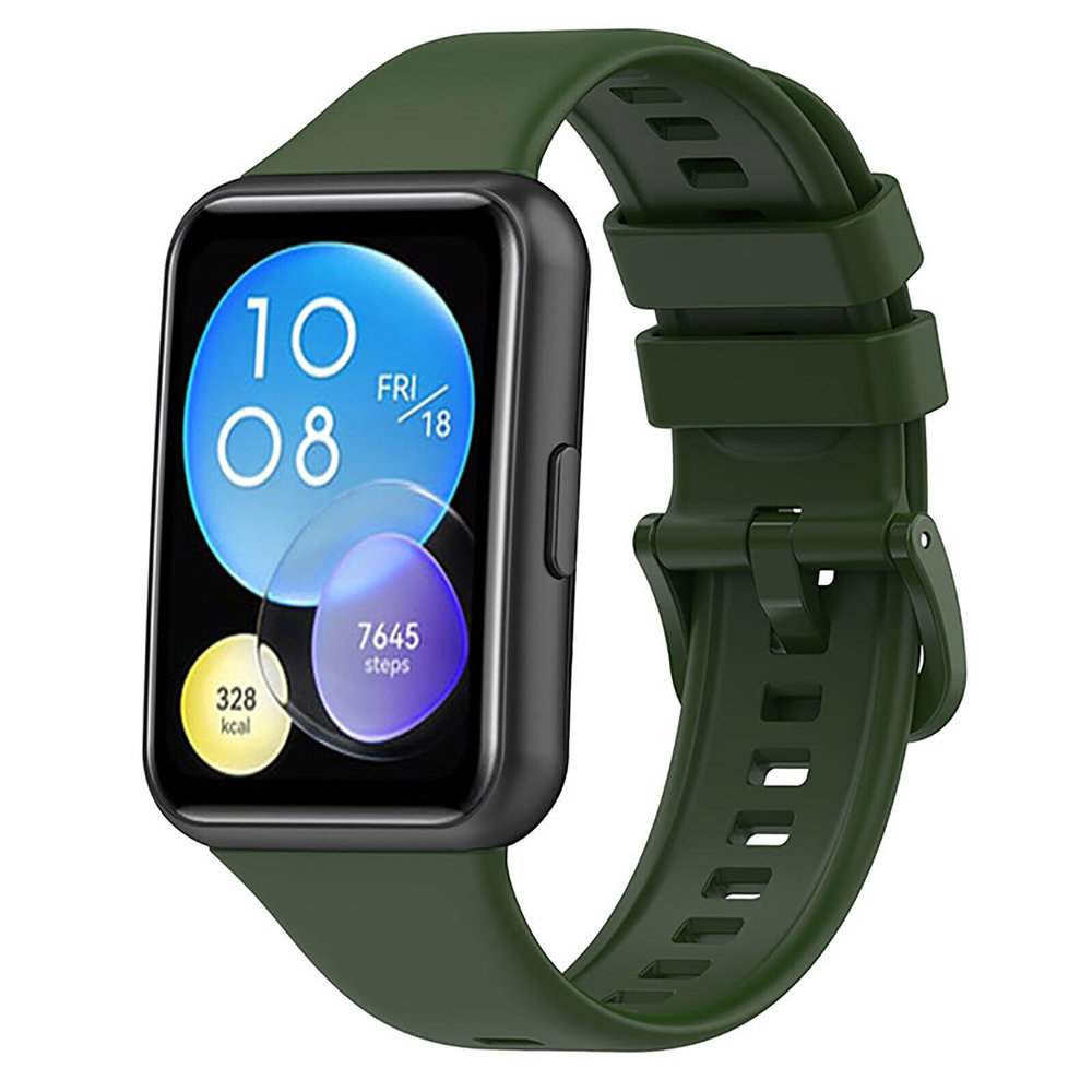 Huawei Watch Fit 2 Silicone Strap (Army Green)