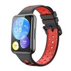 Strap-it Strap-it Huawei Watch Fit 2 Sport Strap (Black/Red)