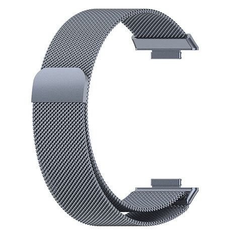 Strap-it Strap-it Huawei Watch Fit 2 Milanese Strap (Space Grey) Strap-it Strap-it Huawei Watch Fit 2 Milanese Strap (Space Grey)