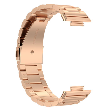 Strap-it Strap-it Huawei Watch Fit 2 Steel Strap (Rose Gold) Strap-it Strap-it Huawei Watch Fit 2 Steel Strap (Rose Gold)