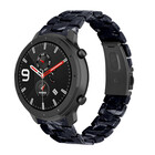 Strap-it Strap-it Xiaomi Amazfit GTR Resin Strap (Black/White)