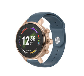 Strap-it Fossil Gen 6 (42mm) Sport Strap (Grey-Blue) Strap-it Fossil Gen 6 (42mm) Sport Strap (Grey-Blue)