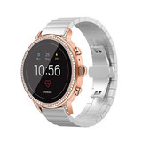 Strap-it Fossil Gen 5e 42mm Metal Strap (Silver) Strap-it Fossil Gen 5e 42mm Metal Strap (Silver)