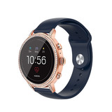 Strap-it Fossil Gen 5e 42mm Sport Strap (Dark Blue) Strap-it Fossil Gen 5e 42mm Sport Strap (Dark Blue)