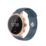 Strap-it Fossil Gen 5e 42mm Sport Strap (Grey Blue) Strap-it Fossil Gen 5e 42mm Sport Strap (Grey Blue)