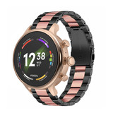 Strap-it Fossil Gen 6 (42mm) Steel Strap (Black/Pink) Strap-it Fossil Gen 6 (42mm) Steel Strap (Black/Pink)