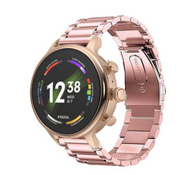 Strap-it Fossil Gen 6 (42mm) Steel Strap (Pink) Strap-it Fossil Gen 6 (42mm) Steel Strap (Pink)