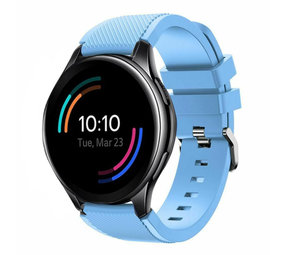 Strap-it OnePlus Watch Silicone Strap (Sand Blue)