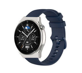 Strap-it Huawei Watch GT 3 Pro 46mm Premium Silicone Strap (Dark Blue) Strap-it Huawei Watch GT 3 Pro 46mm Premium Silicone Strap (Dark Blue)