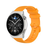 Strap-it Huawei Watch GT 3 Pro 46mm Premium Silicone Strap (Orange) Strap-it Huawei Watch GT 3 Pro 46mm Premium Silicone Strap (Orange)