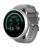 Strap-it Polar Unite Twill Silicone Strap (Grey)