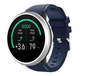 Strap-it Polar Unite Twill Silicone Strap (Dark Blue)