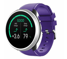 Strap-it Polar Unite Twill Silicone Strap (Purple)