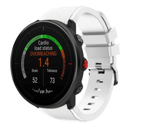Strap-it Polar Vantage M Twill Silicone Strap (White)