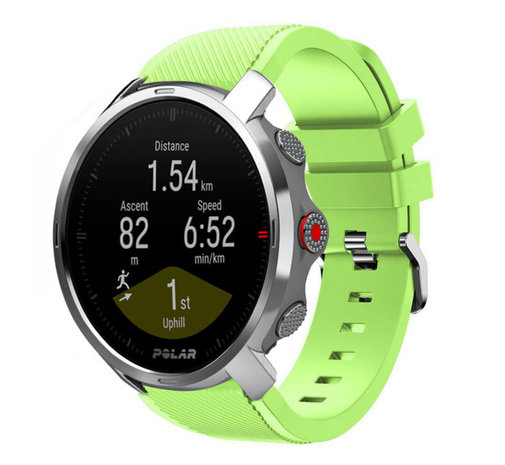 Strap-it Strap-it Polar Grit X Silicone Strap with Buckle (Light Green)
