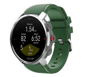 Strap-it Polar Grit X Silicone Strap with Buckle (Green)