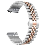 Strap-it Xiaomi Amazfit GTS Steel Strap Jubilee (Silver/Rose Gold)