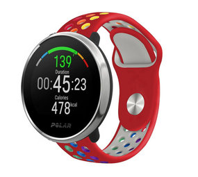 Strap-it Polar Ignite Sport Strap (Red/Rainbow) Strap-it Polar Ignite Sport Strap (Red/Rainbow)