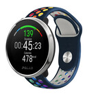 Strap-it Strap-it Polar Ignite Sport Strap (Dark Blue/Rainbow)