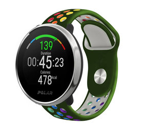 Strap-it Polar Ignite Sport Strap (Army Green/Rainbow) Strap-it Polar Ignite Sport Strap (Army Green/Rainbow)