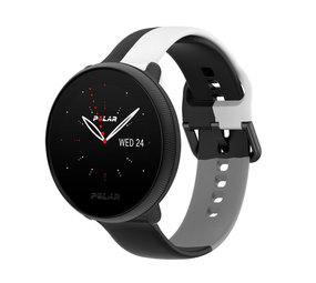 Strap-it Polar Ignite 2 Silicone Strap Triple (Black-White-Grey)