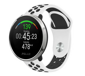 Strap-it Polar Unite Sport Strap (White/Black) Strap-it Polar Unite Sport Strap (White/Black)