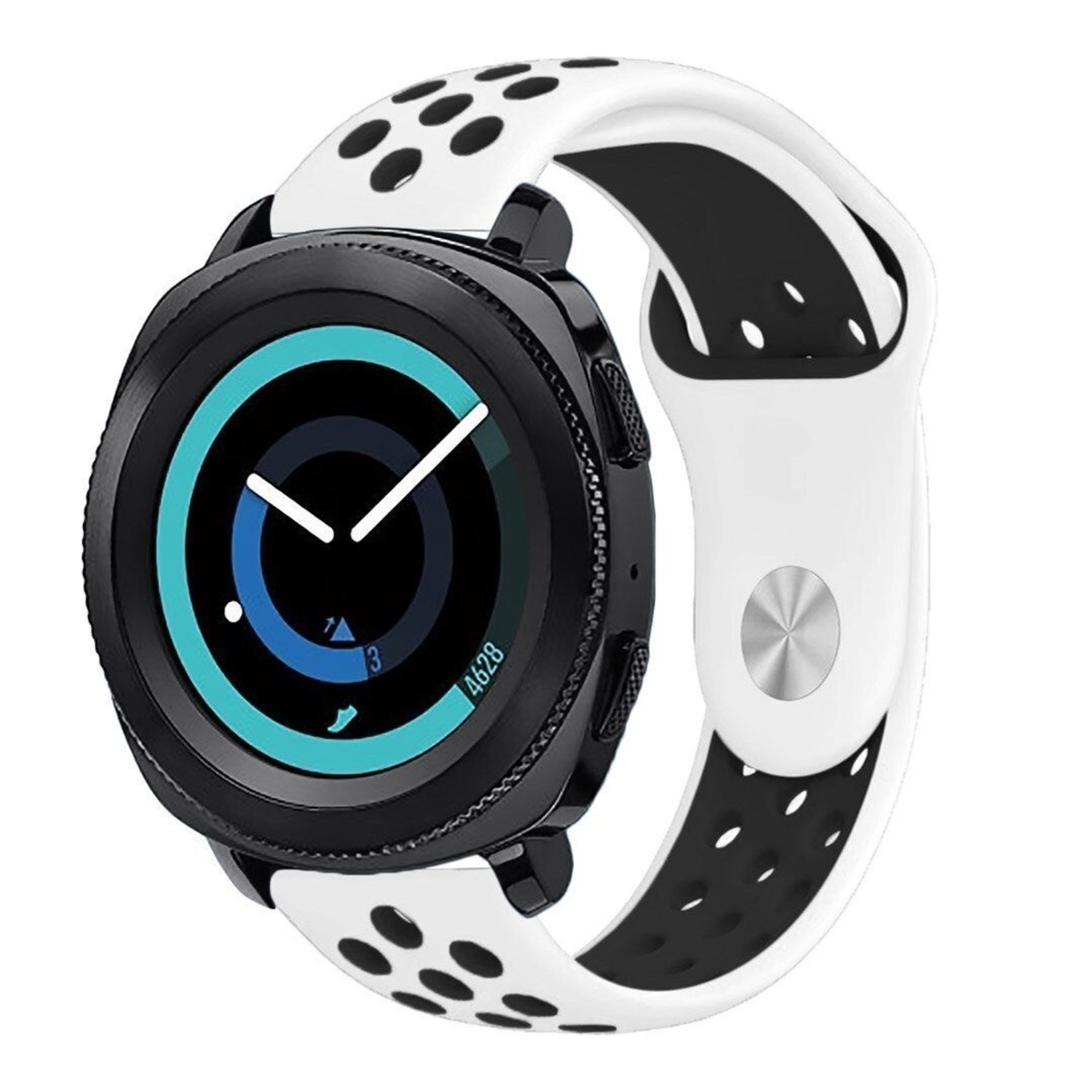 Samsung Gear Sport Sport Straps White Black