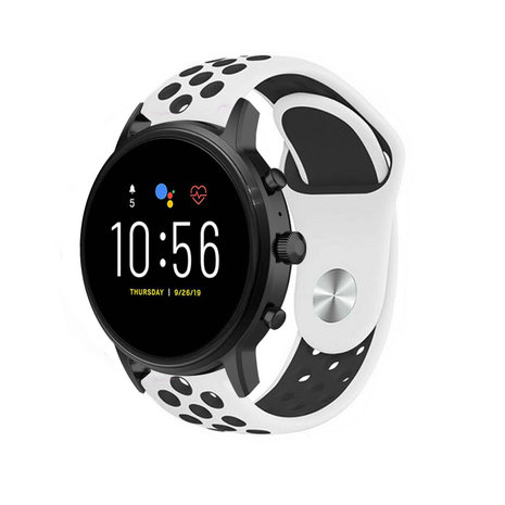 Strap-it Strap-it Fossil Gen 5 Sport Strap (White/Black) Strap-it Strap-it Fossil Gen 5 Sport Strap (White/Black)