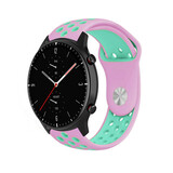 Strap-it Amazfit GTR 2 Sport Strap (Pink/Aqua) Strap-it Amazfit GTR 2 Sport Strap (Pink/Aqua)