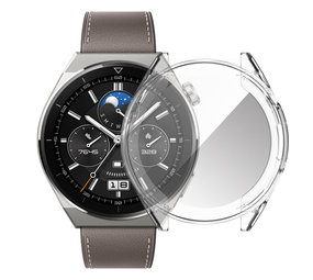 Strap-it Huawei Watch GT 3 Pro 46mm TPU Case (Transparent) Strap-it Huawei Watch GT 3 Pro 46mm TPU Case (Transparent)