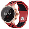 Strap-it Strap-it Fossil Gen 5e 42mm Red/Black Sport Strap Strap-it Strap-it Fossil Gen 5e 42mm Red/Black Sport Strap
