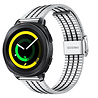 Strap-it Strap-it Samsung Gear Sport Fine Steel Strap (Silver/Black) Strap-it Strap-it Samsung Gear Sport Fine Steel Strap (Silver/Black)