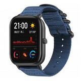 Strap-it Xiaomi Amazfit GTS Nylon Strap with Buckle (Blue) Strap-it Xiaomi Amazfit GTS Nylon Strap with Buckle (Blue)