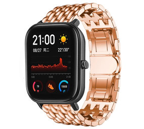 Strap-it Xiaomi Amazfit GTS Steel Dragon Strap (Rose Gold) Strap-it Xiaomi Amazfit GTS Steel Dragon Strap (Rose Gold)