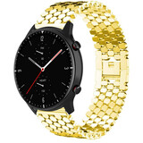 Strap-it Amazfit GTR 2 Steel Strap Hexagons (Gold) Strap-it Amazfit GTR 2 Steel Strap Hexagons (Gold)