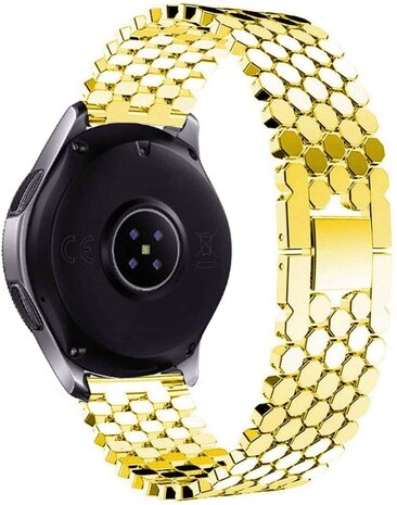 Strap-it Strap-it Amazfit GTR 2 Steel Strap Hexagons (Gold) Strap-it Strap-it Amazfit GTR 2 Steel Strap Hexagons (Gold)