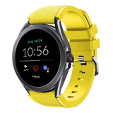Strap-it Fossil Gen 5e 44mm Silicone Strap (Yellow)