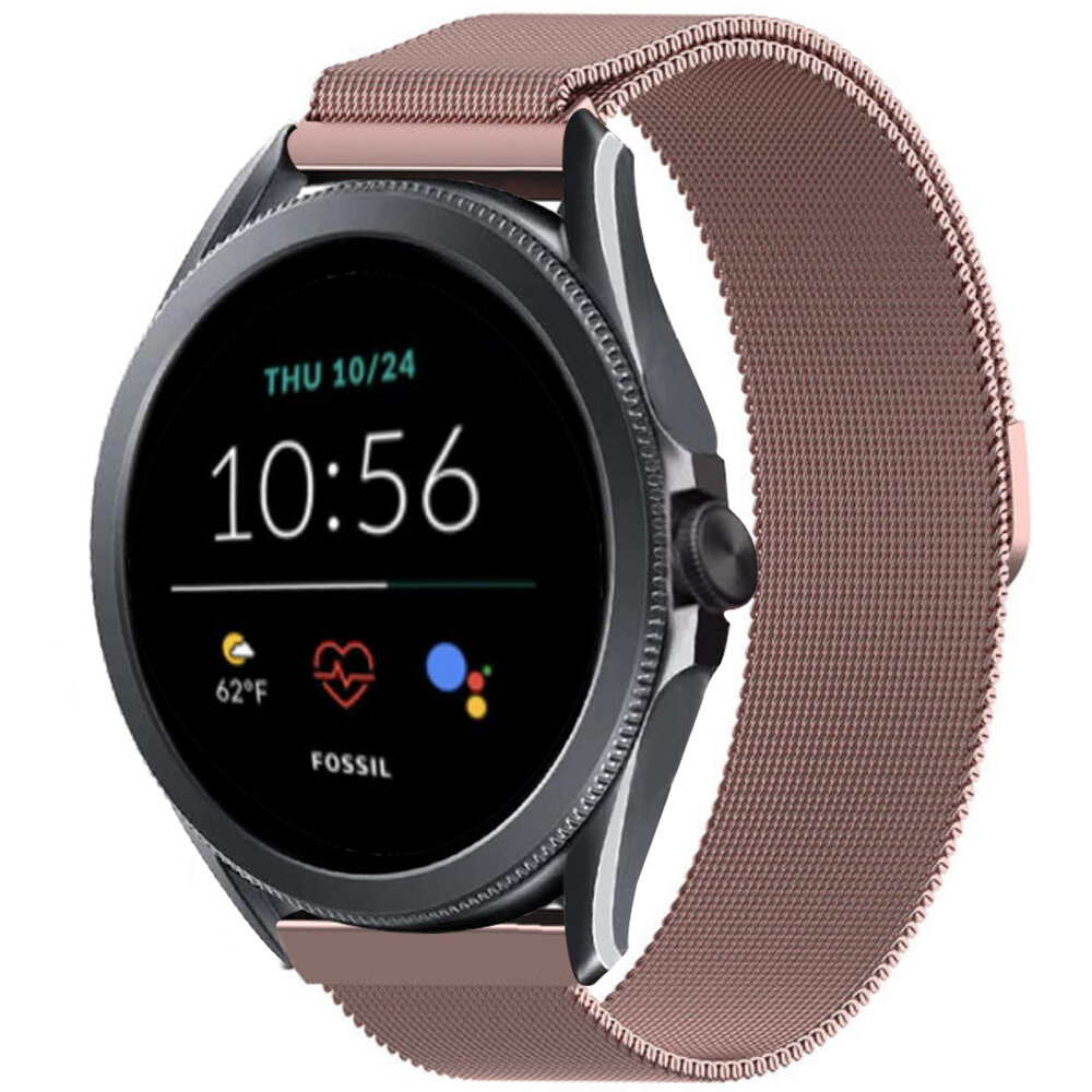 Strap-it Strap-it Fossil Gen 5e 44mm Milanese Strap (Pink) Strap-it Strap-it Fossil Gen 5e 44mm Milanese Strap (Pink)