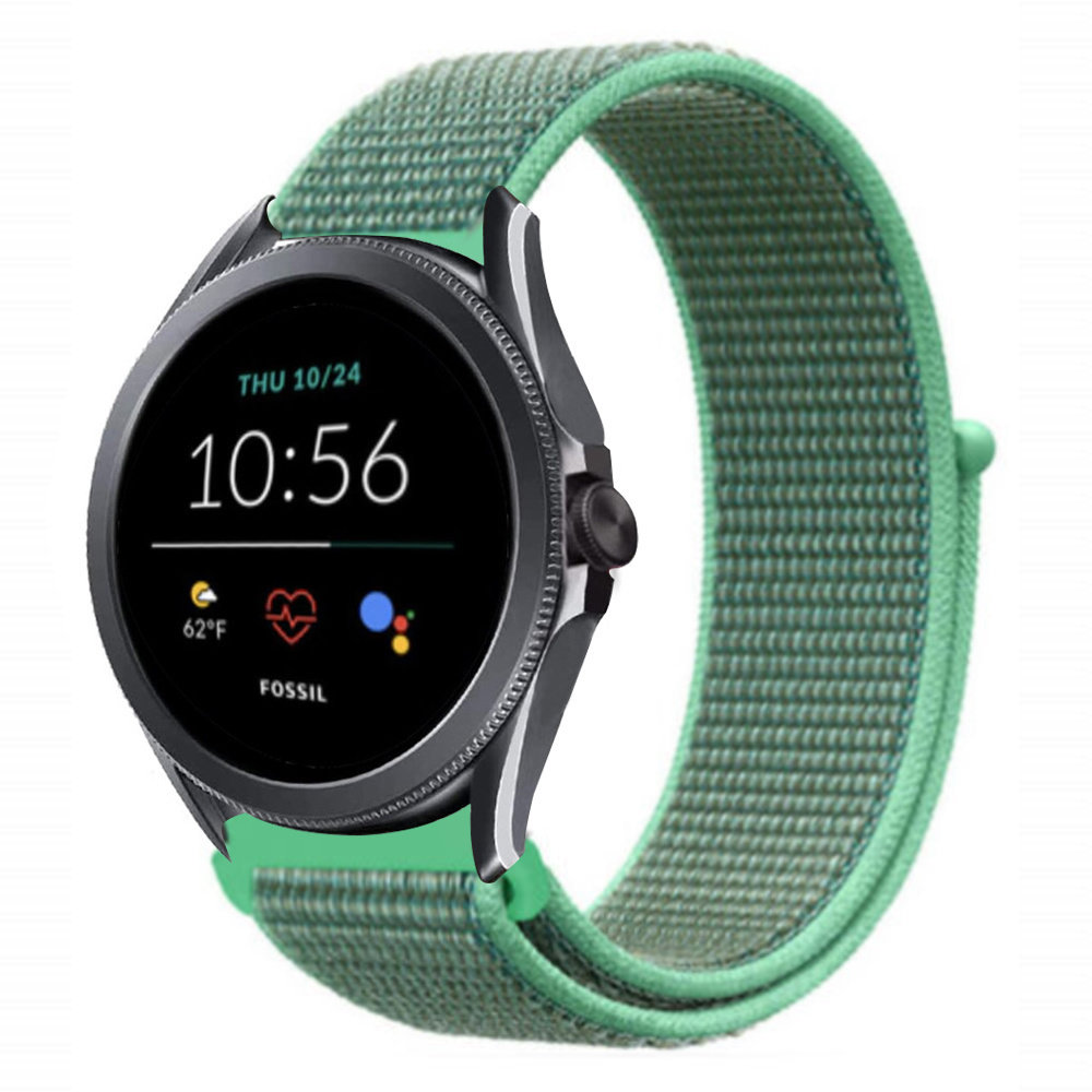 Strap-it Strap-it Fossil Gen 5e 44mm Nylon Strap (Mint) Strap-it Strap-it Fossil Gen 5e 44mm Nylon Strap (Mint)