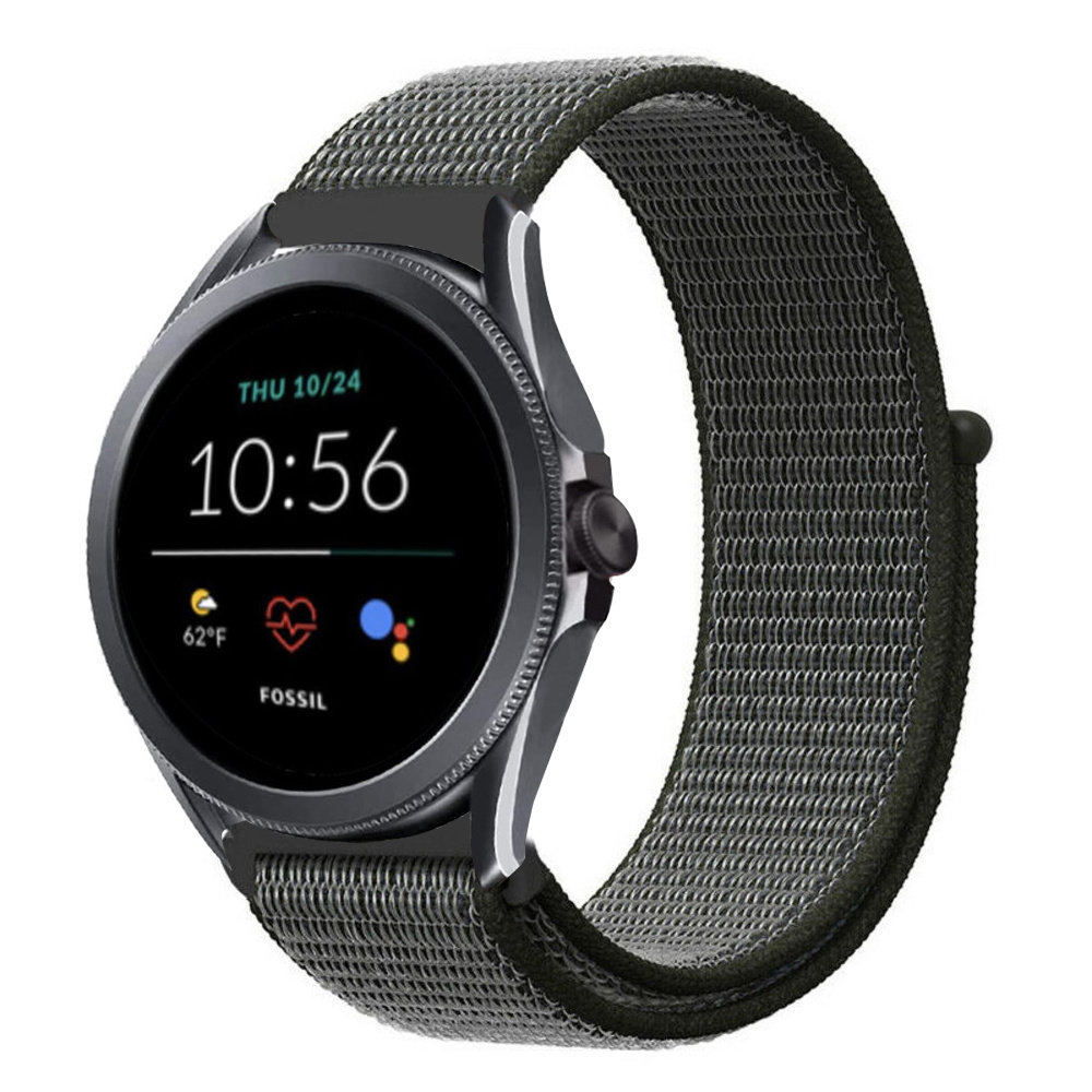 Strap-it Strap-it Fossil Gen 5e 44mm Nylon Strap (Green) Strap-it Strap-it Fossil Gen 5e 44mm Nylon Strap (Green)