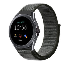 Strap-it Fossil Gen 5e 44mm Nylon Strap (Green) Strap-it Fossil Gen 5e 44mm Nylon Strap (Green)