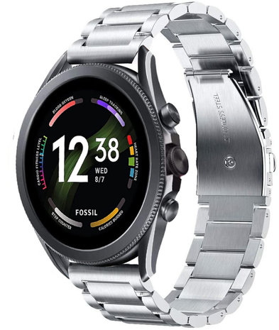 Strap-it Strap-it Fossil Gen 6 44mm Titanium Strap (Silver) Strap-it Strap-it Fossil Gen 6 44mm Titanium Strap (Silver)