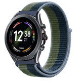 Strap-it Fossil Gen 6 44mm Nylon Strap (Green/Blue) Strap-it Fossil Gen 6 44mm Nylon Strap (Green/Blue)