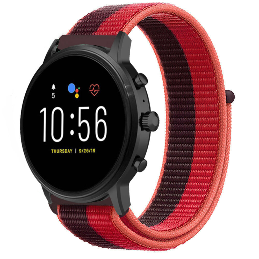 Strap-it Strap-it Fossil Gen 5 Nylon Strap (Cherry Magenta) Strap-it Strap-it Fossil Gen 5 Nylon Strap (Cherry Magenta)