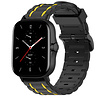 Strap-it Strap-it Amazfit GTS 2 Silicone Strap Tough (Black/Yellow) Strap-it Strap-it Amazfit GTS 2 Silicone Strap Tough (Black/Yellow)