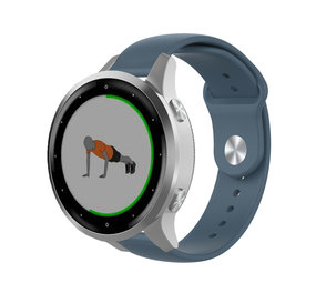 Strap-it Garmin Vivoactive 4s 40mm Sport Strap (Grey Blue) Strap-it Garmin Vivoactive 4s 40mm Sport Strap (Grey Blue)
