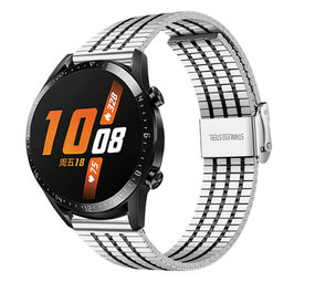 Huawei Watch GT 2 Fine Steel Strap Silver Black