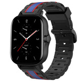 Strap-it Amazfit GTS 2 Special Edition Strap (Black/Blue) Strap-it Amazfit GTS 2 Special Edition Strap (Black/Blue)