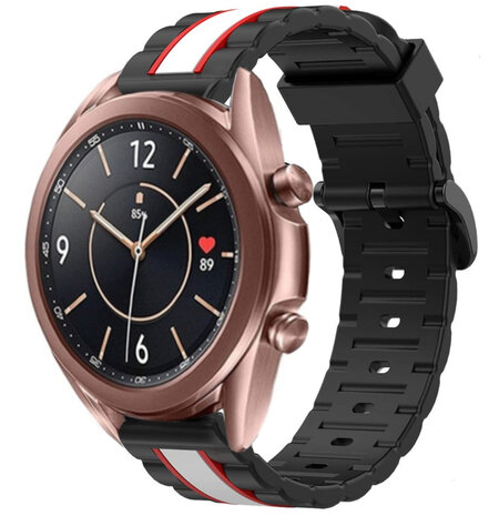 Strap-it Strap-it Samsung Galaxy Watch 3 41mm Special Edition Strap (Black/White) Strap-it Strap-it Samsung Galaxy Watch 3 41mm Special Edition Strap (Black/White)