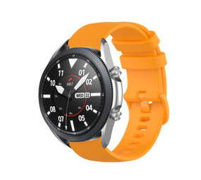 Strap-it Samsung Galaxy Watch 3 45mm Premium Silicone Strap (Orange) Strap-it Samsung Galaxy Watch 3 45mm Premium Silicone Strap (Orange)